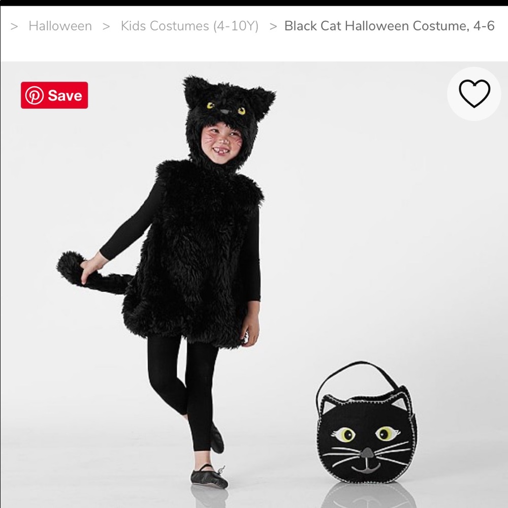 Black Cat costume - Pottery Barn